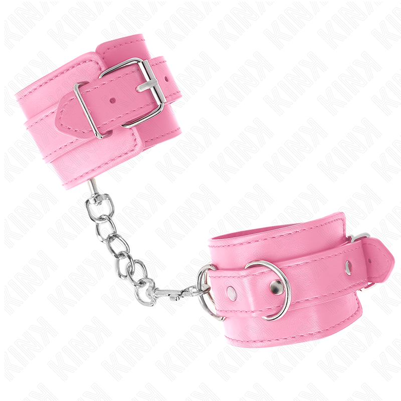 KINK – EINFACHE, ROSA VERSTELLBARE HANDGELENKLEMMEN 20–23 CM X 5,5 CM