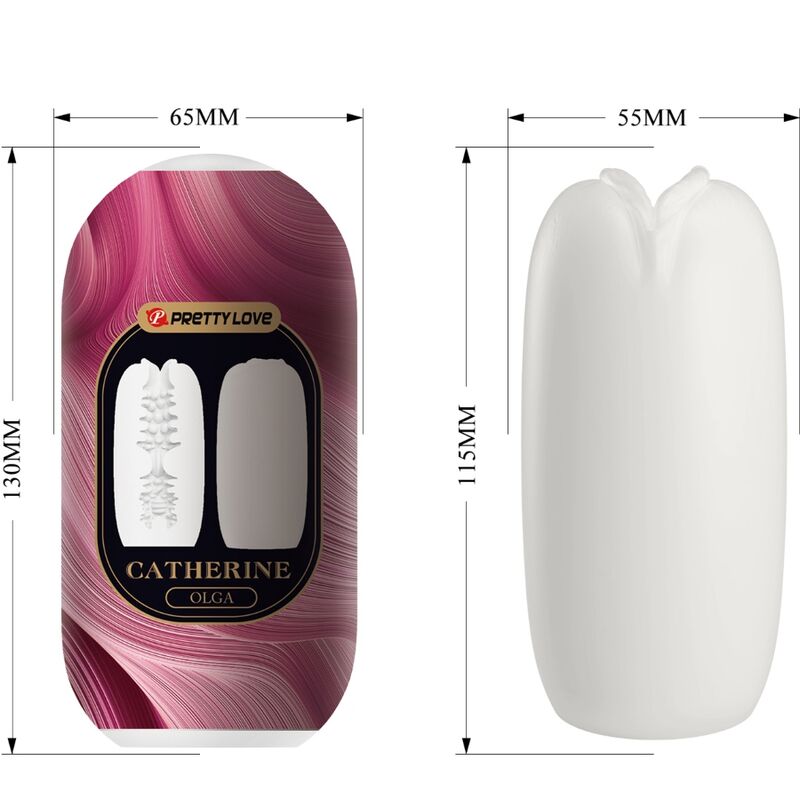 Olga weißer männlicher Masturbator