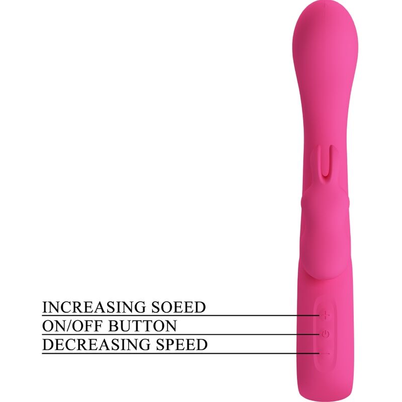 PRETTY LOVE - NOVAK HASE VIBRATOR 12 VIBRATIONEN PINK