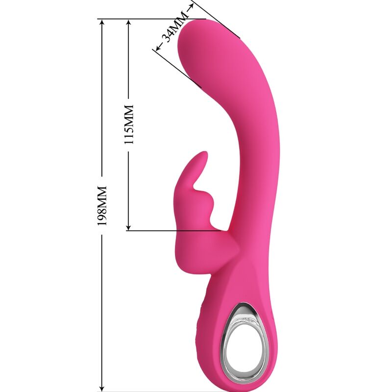 Novak Rabbit Vibrator 12 Vibrationen Rosa
