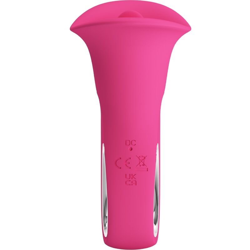 PRETTY LOVE - CLYDE Oralvibrator Zungenvibrator 12 Vibrationsmodi Rosa