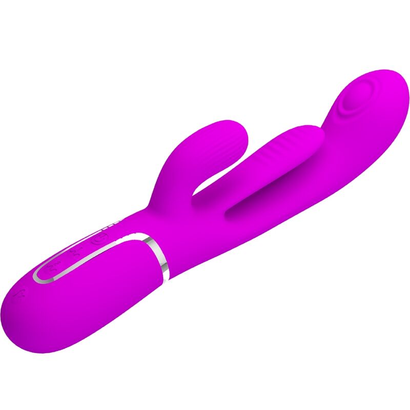 Shania Triple Rabbit Multifunktionsvibrator Rosa