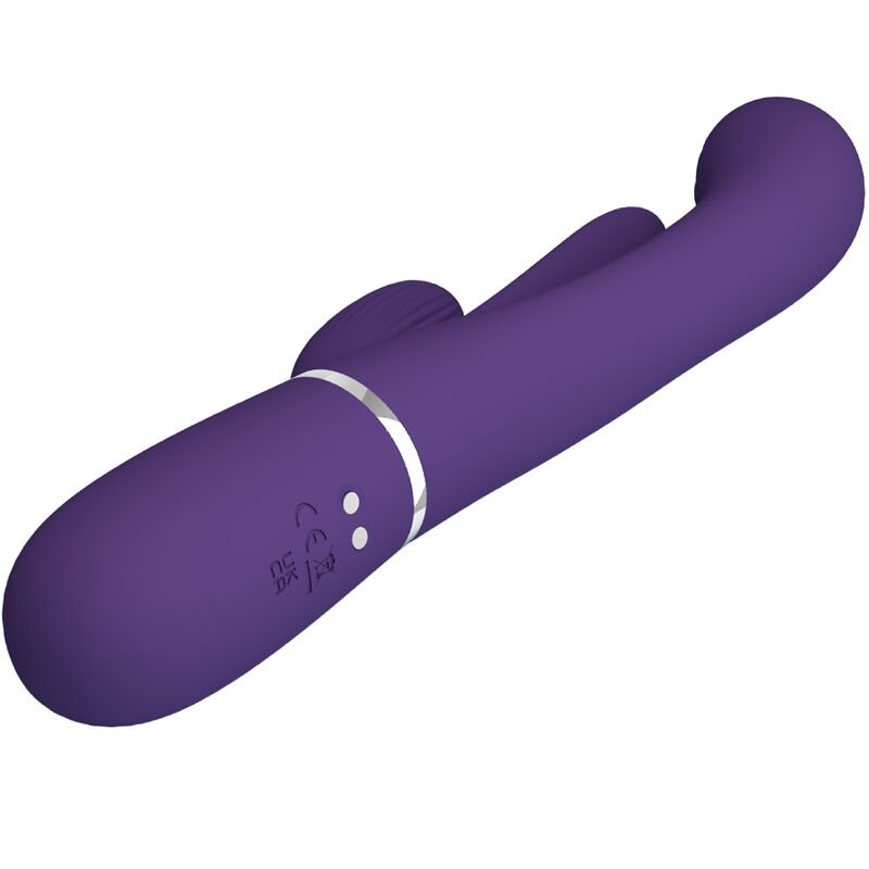 Shania Triple Rabbit Multifunktionsvibrator Lila