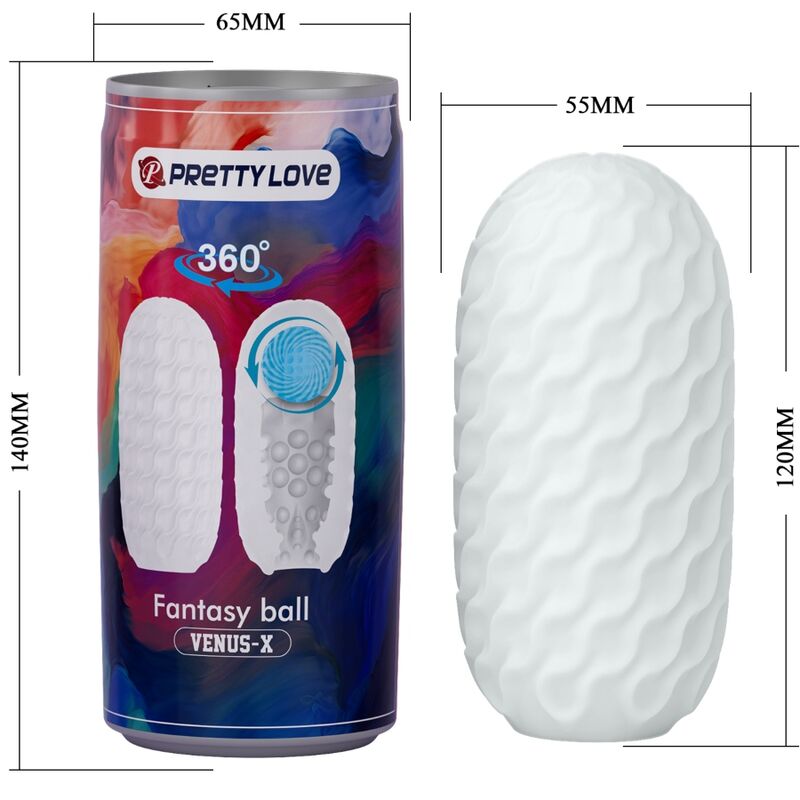 Venus X Weißer männlicher Masturbator