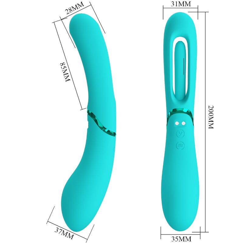 ROMANTIK - LEXIE G-PUNKT-VIBRATOR 7 VIBRATIONEN BLAU