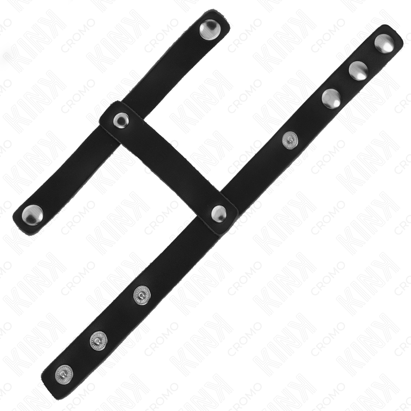 KINK – VERSTELLBARER PENISRING UND HODENTEILUNGSRIEMEN AUS LEDER