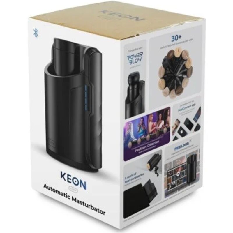 Keon Kombi-Set von Kiiroo + Feel Stroker schwarz