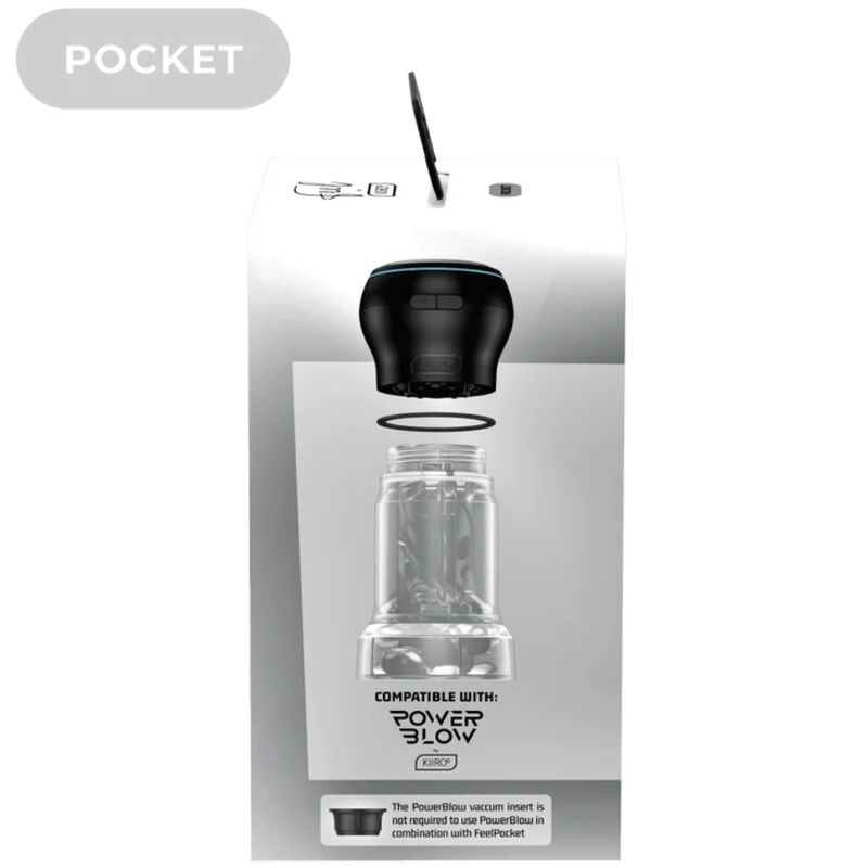 KIIROO - FEEL POCKET STROKER CRYSTAL VON KIIROO TRANSPARENT