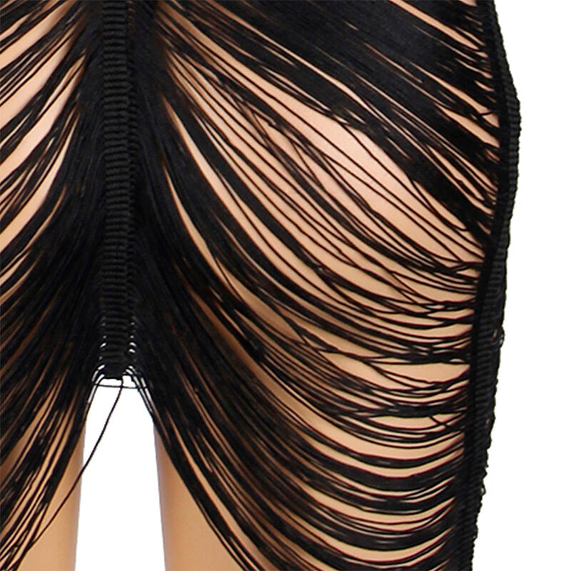 SUBBLIME - 954239 Schwarzes trägerloses Kleid + String L/XL