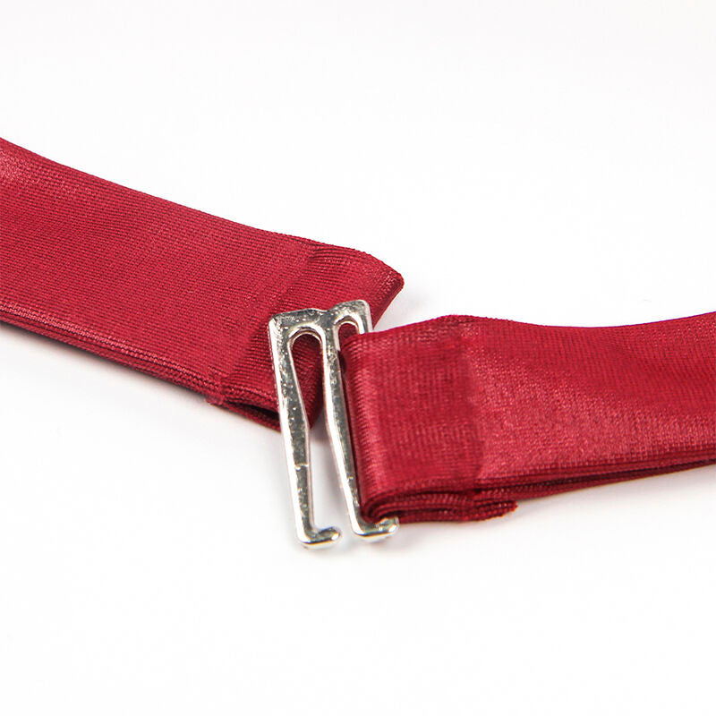 954420 schwarzes Bondage-Kleid aus Spitze s/m