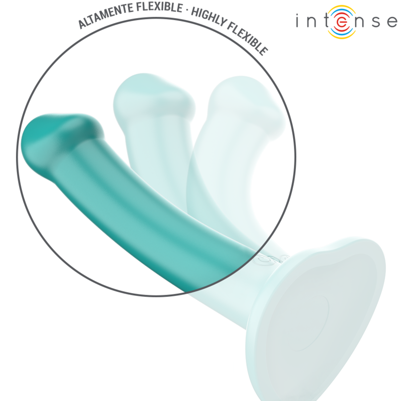 INTENSE - KATIE VIBRATOR MIT SAUGAUFGANG, 10 VIBRATIONSSTUFEN, BLAUER FERNBEDIENUNG