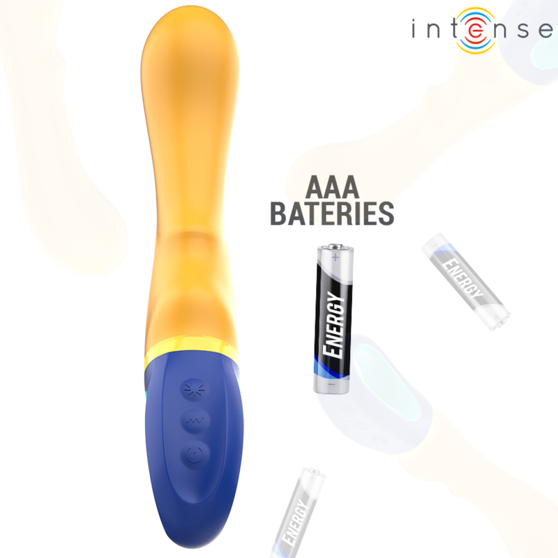 INTENSIV - GELBER, Zotteliger G-Punkt-Vibrator
