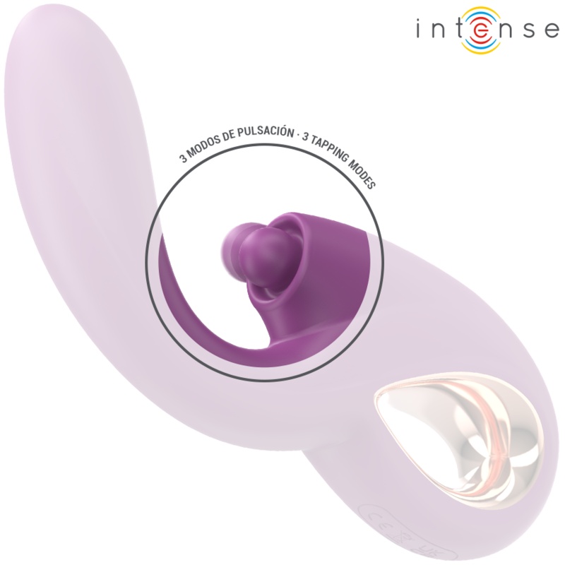 INTENSIV - LALI MULTIFUNKTIONS-G-PUNKT-VIBRATOR MIT KLOPF-, STOSS- UND VIBRATIONSMÖGLICHKEITEN, LILA