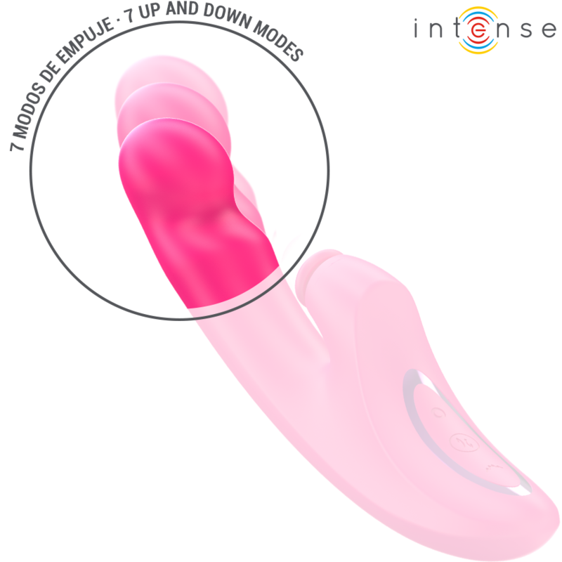 INTENSE - EMI-VIBRATOR 13,5 CM MULTIFUNKTION 3 IN 1 10 VIBRATIONEN PINK
