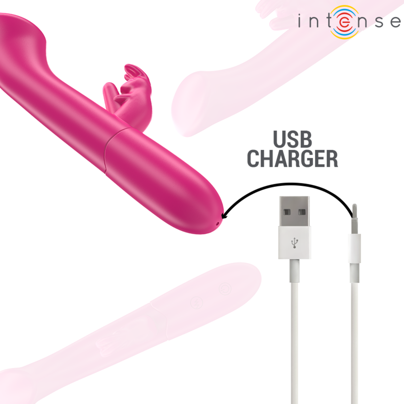INTENSE - JULIETA HASE VIBRATOR 18,6 CM 10 VIBRATIONEN PINK