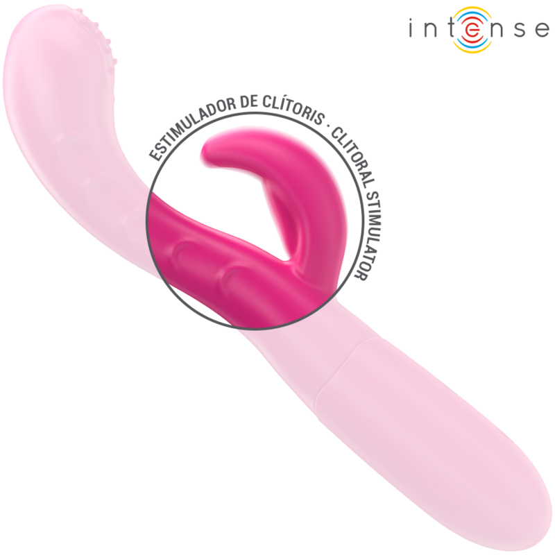 INTENSIV - AMARA VIBRATOR MIT STIMULIERENDER ZUNGE, 10 VIBRATIONEN, PINK