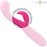 Amara Vibrator mit stimulierender Zunge 10 Vibrationen rosa