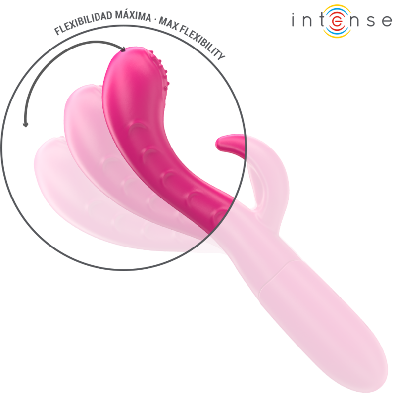INTENSIV - AMARA VIBRATOR MIT STIMULIERENDER ZUNGE, 10 VIBRATIONEN, PINK