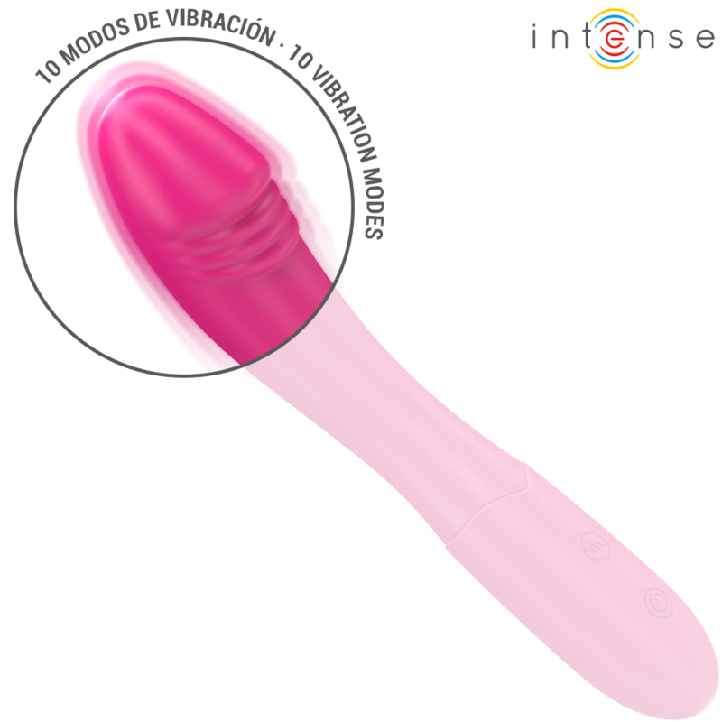 INTENSIV - BELINDA VIBRATOR 19 CM FLEXIBEL 10 VIBRATIONEN PINK