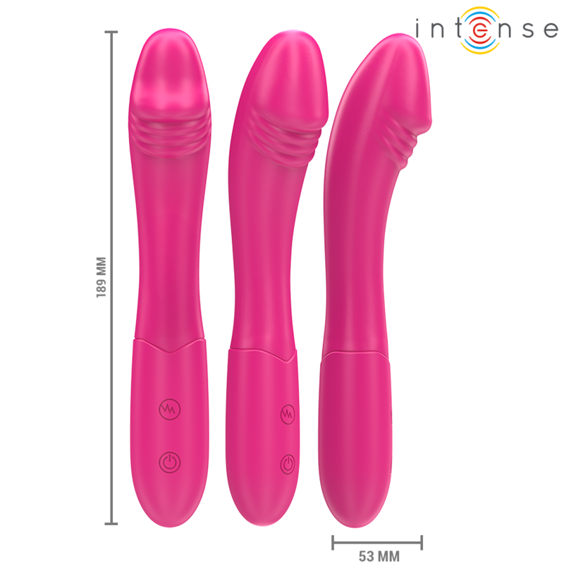 INTENSIV - BELINDA VIBRATOR 19 CM FLEXIBEL 10 VIBRATIONEN PINK
