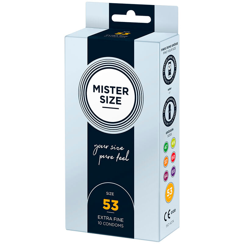 MISTER SIZE - CONDOM SIZE M 53 MM (10 STÜCK)