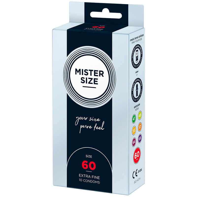 MISTER SIZE - XL GRÖSSE KONDOM 60 MM (10 STÜCK)