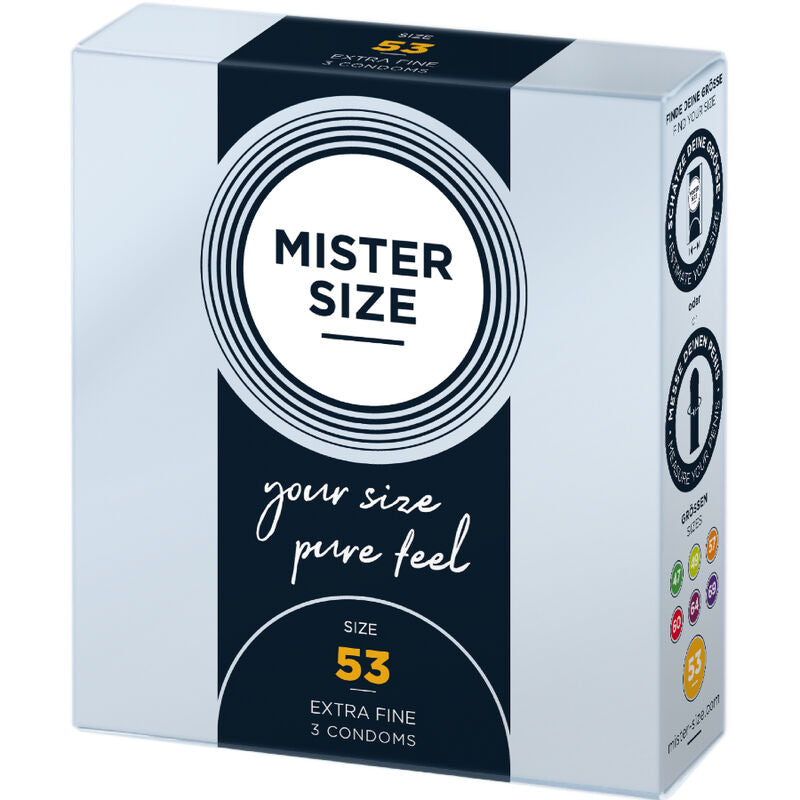 MISTER SIZE - CONDOM SIZE M 53 MM (3 STÜCK)