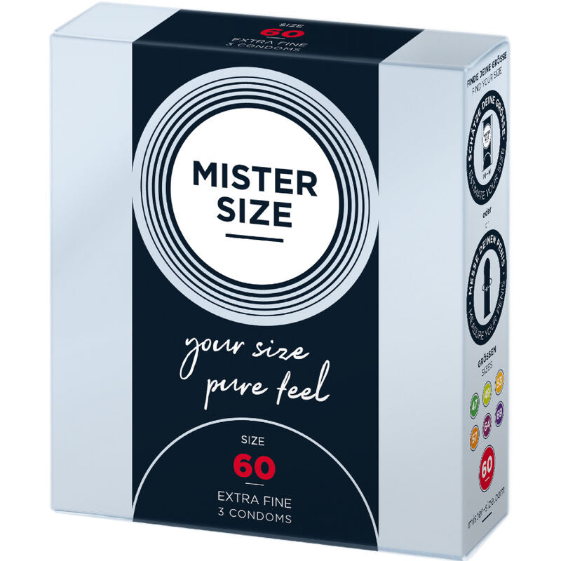 MISTER SIZE - XL SIZE CONDOM 60 MM (3 STÜCK)