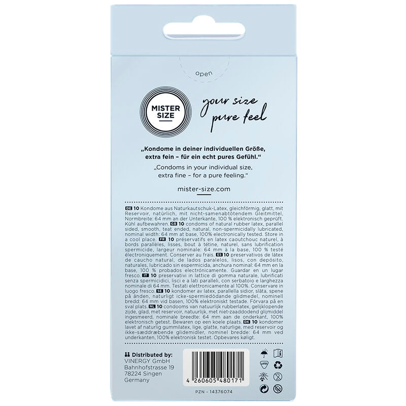 MISTER SIZE - XXL-KONDOME 64 MM (10 STÜCK)