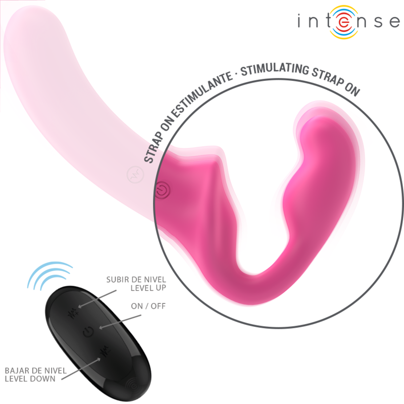 INTENSE - AMY DOPPELVIBRATOR 20 CM PINK FERNBEDIENUNG