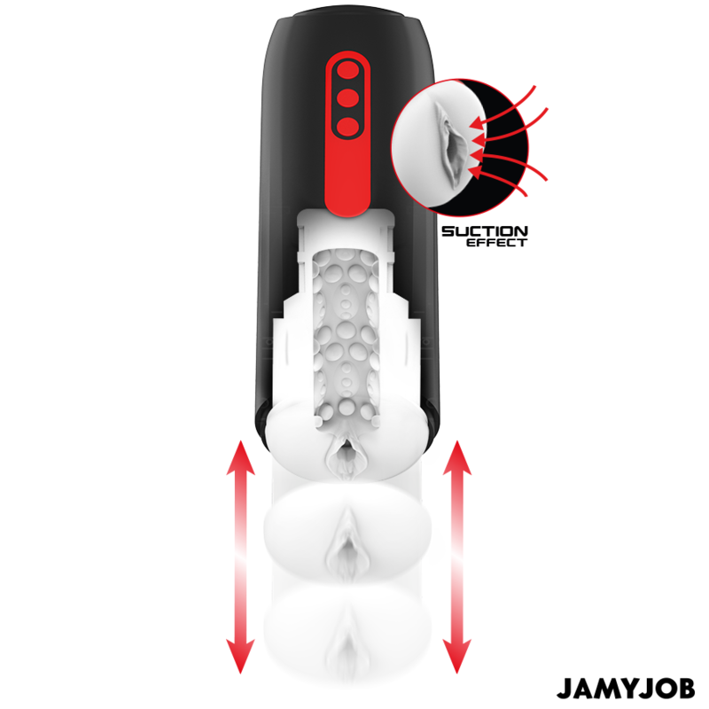 JAMYJOB - PHANTOM AUTOMATISCHER VAGINA-MASTURBATOR MIT 5 SAUG- UND DRUCKMODI