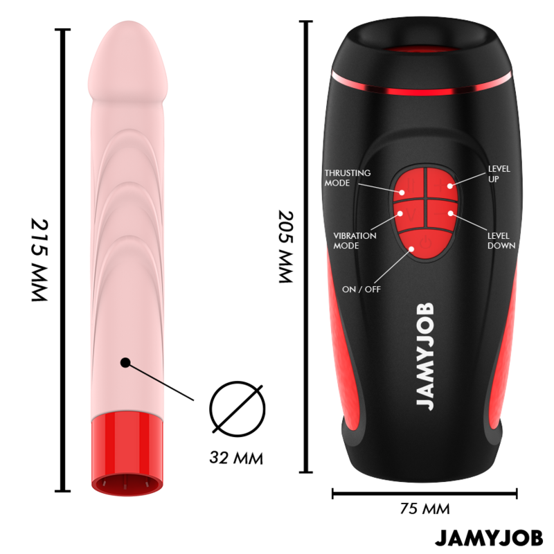 Pyston Base Automatischer Masturbator mit ferngesteuertem Dildo