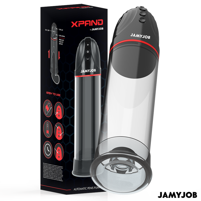 JAMYJOB - XPAND AUTOMATISCHE PUMPE MIT 3 SAUGSTUFEN, GRAU