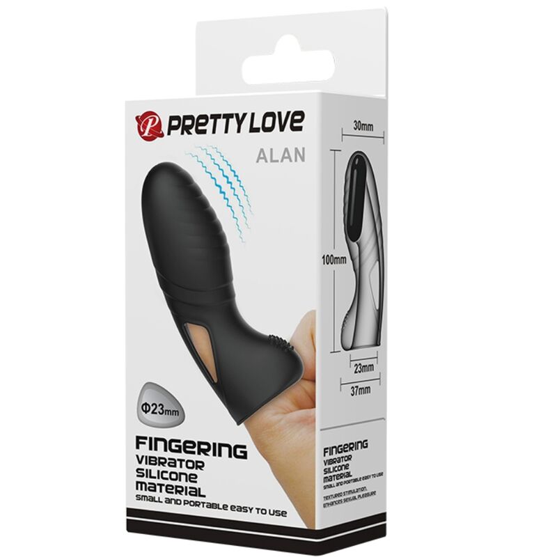 PRETTY LOVE - ALAN BLACK SILIKON-FINGERVIBRATOR