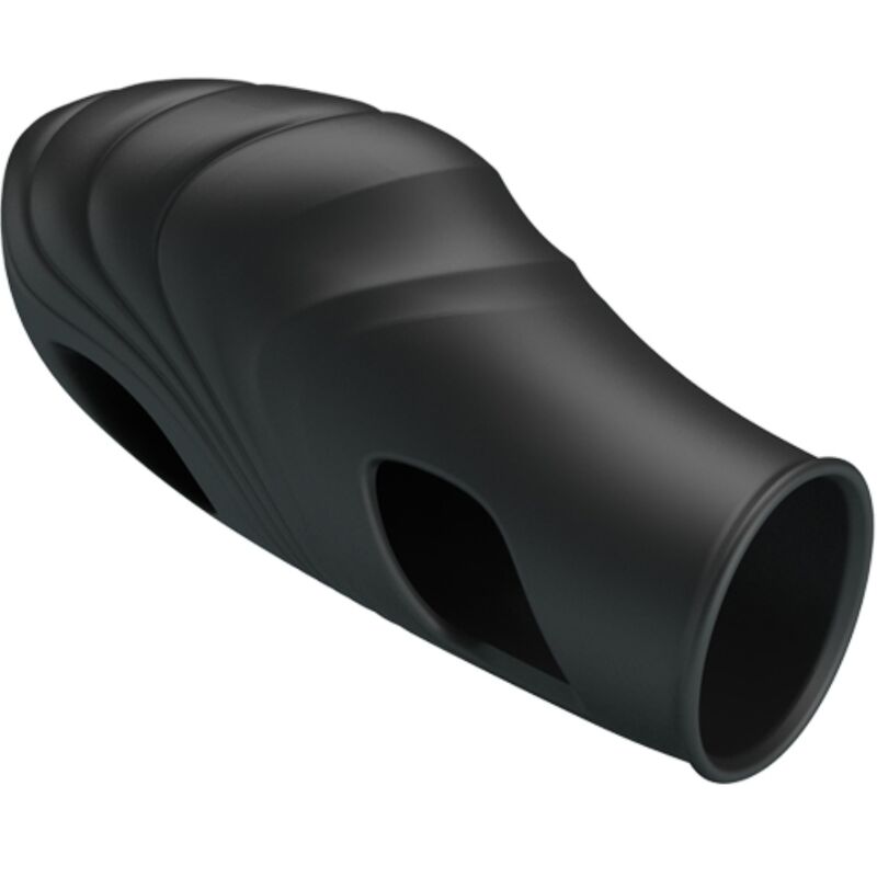 PRETTY LOVE – SCHWARZER GLATTER SILIKON-FINGERVIBRATOR