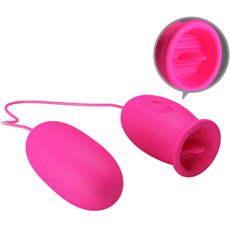 PRETTY LOVE – DAISY VIBRATIONSEI + ROSA KLITORISSTIMULIERENDE ZUNGE