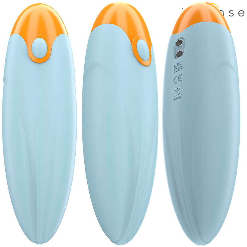 Mike Bullet vibrierend 10 Vibrationen blaue Fernbedienung