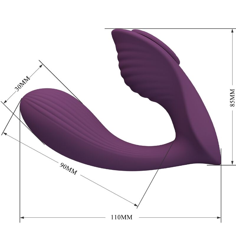 PRETTY LOVE – KOSTENLOSE FRANZ-APP FÜR MASSAGEGERÄT UND VIBRATOR (LILA)