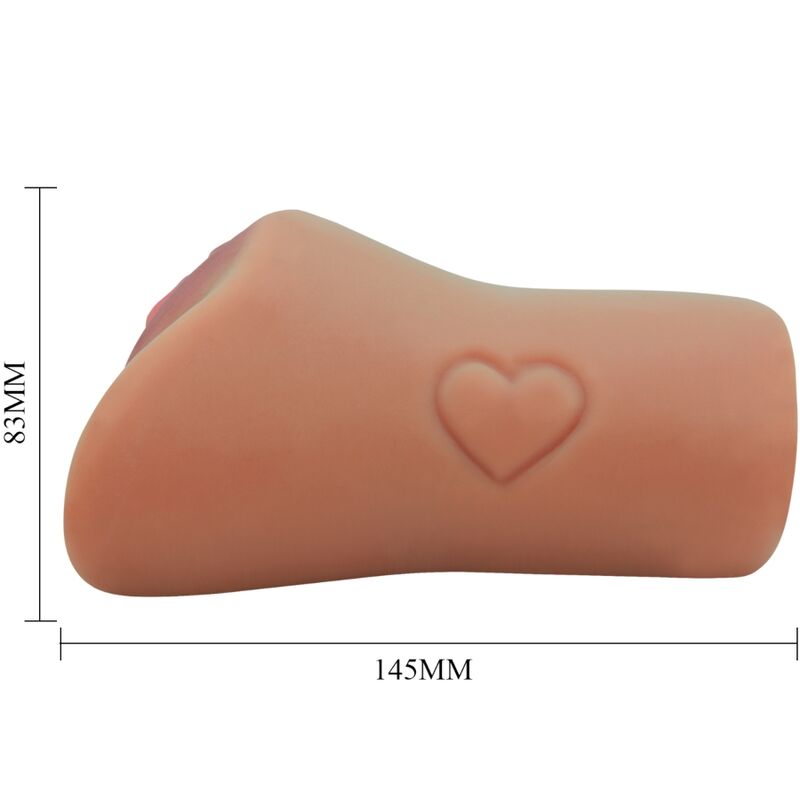 CRAZY BULL – SCHARLACHROTES VAGINA- UND ANUS-DESIGN MIT HERZFÖRMIGEM FLEISCH