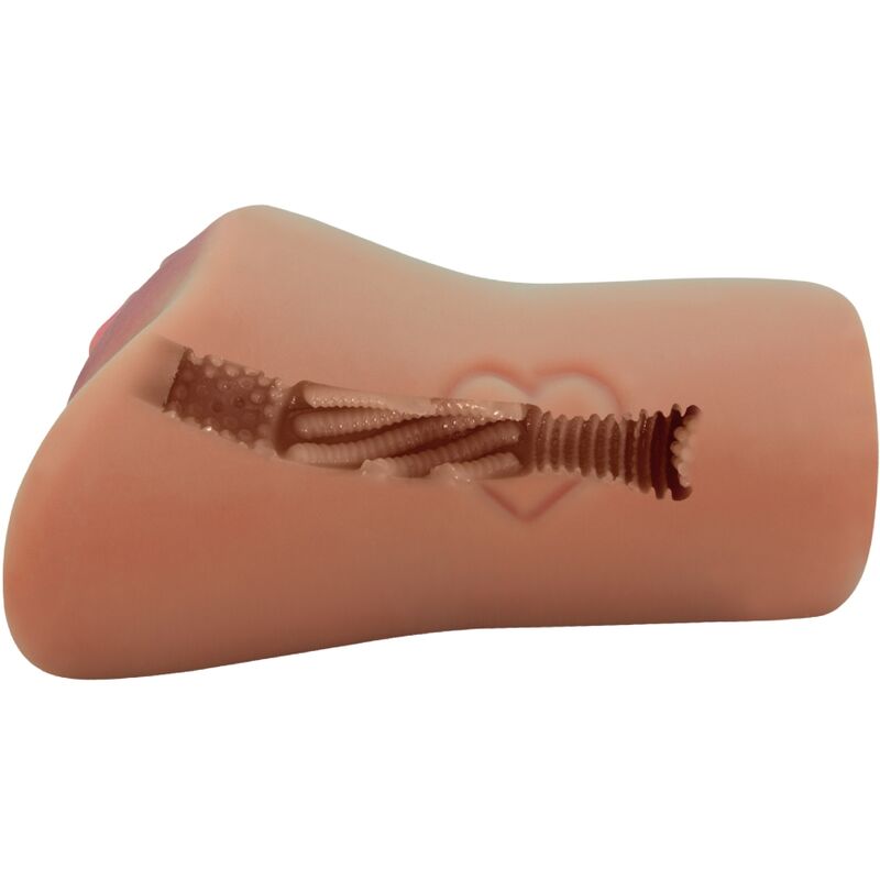 CRAZY BULL – SCHARLACHROTES VAGINA- UND ANUS-DESIGN MIT HERZFÖRMIGEM FLEISCH