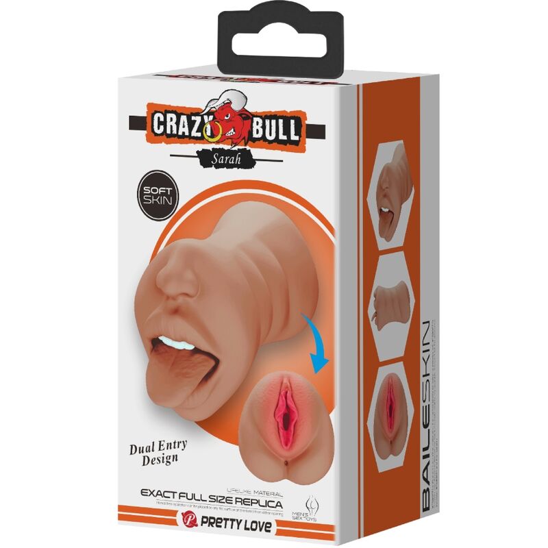 CRAZY BULL - SARAH DOPPELTER MASTURBATOR MUND &amp; VAGINA FLEISCH