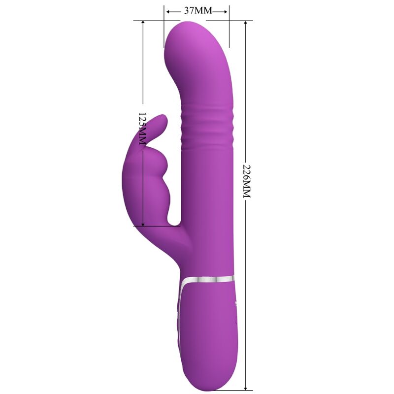 PRETTY LOVE - COALE 4-IN-1 MULTIFUNKTIONALER HASENVIBRATOR LILA