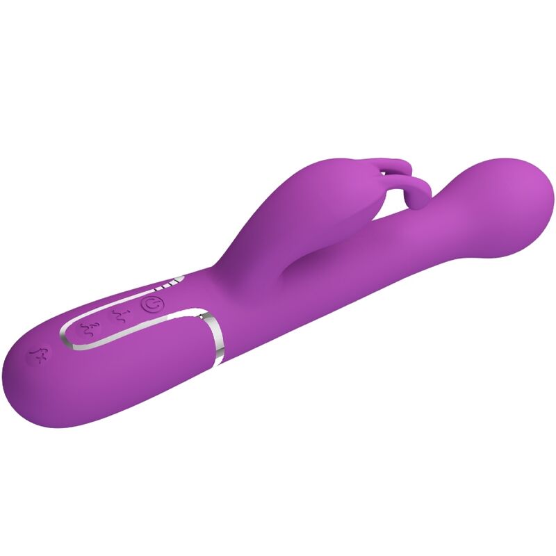 PRETTY LOVE - DEJON 3-IN-1 MULTIFUNKTIONALER HASENVIBRATOR LILA