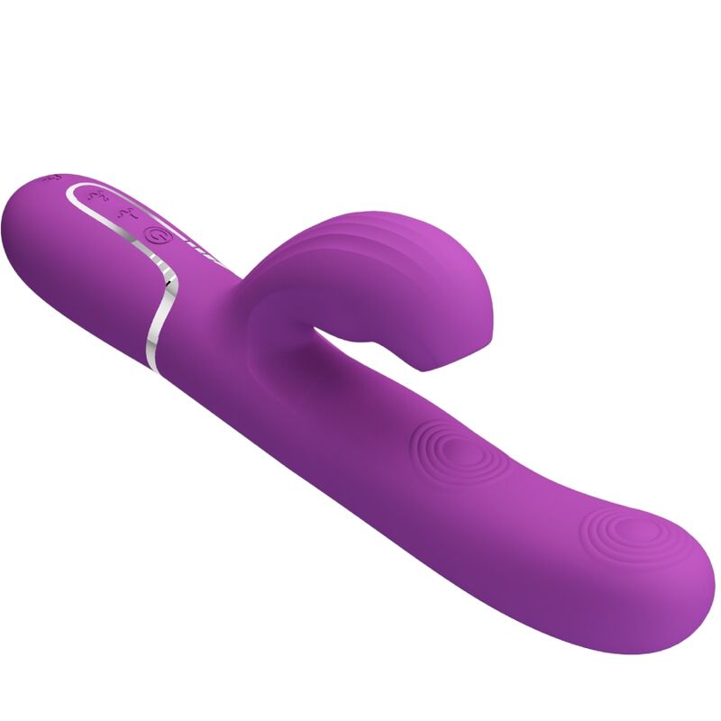 PRETTY LOVE - 3-IN-1 MULTIFUNKTIONALER HASENVIBRATOR, PERLITA-LILA