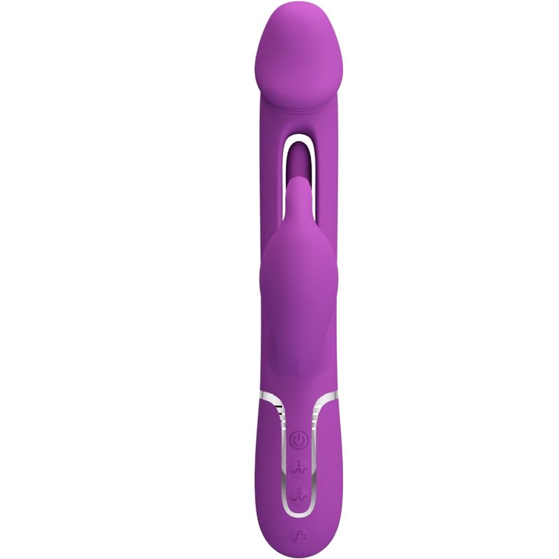 PRETTY LOVE - KAMPAS 3-IN-1 MULTIFUNKTIONALER HASENVIBRATOR LILA
