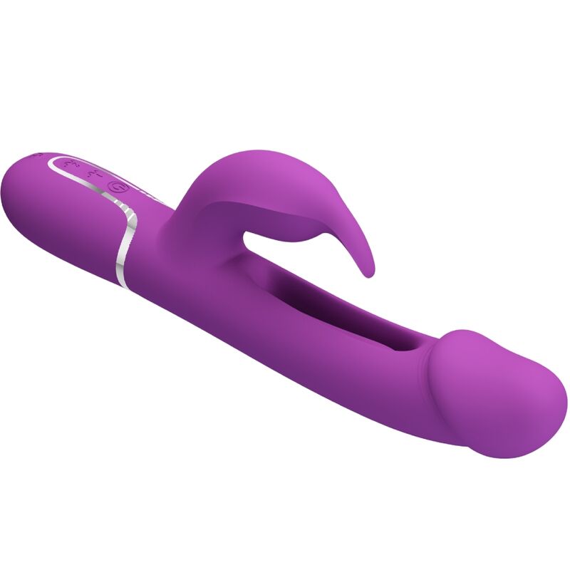 PRETTY LOVE - KAMPAS 3-IN-1 MULTIFUNKTIONALER HASENVIBRATOR LILA