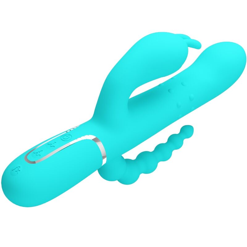 PRETTY LOVE - CAMMY 4-IN-1 MULTIFUNKTIONSVIBRATOR DREIFACH-HASE BLAU