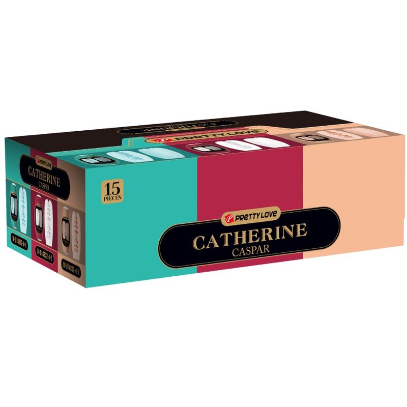 PRETTY LOVE – CASPAR PACK: 15 verschiedene Masturbatoren für Männer