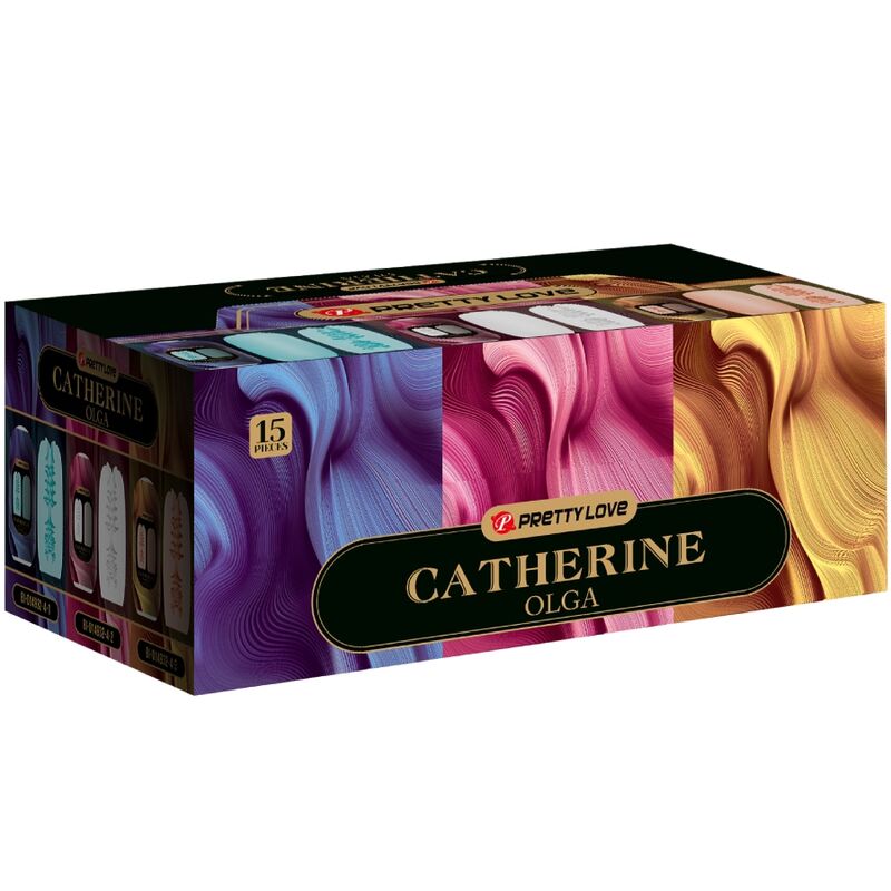 PRETTY LOVE – OLGA PACK: 15 VERSCHIEDENE MASKRUBATOREN FÜR MÄNNER