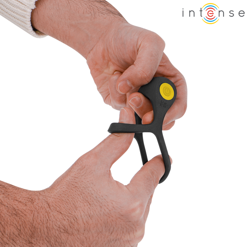 INTENSE - ALEX DOPPELRING-PENISVIBRATOR 10 VIBRATIONSSTUFEN SCHWARZ